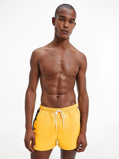 Calvin Klein Fürdőruha HU529478 | Calvin Klein CK One Short Drawstring Férfi Úszónadrág Sárga